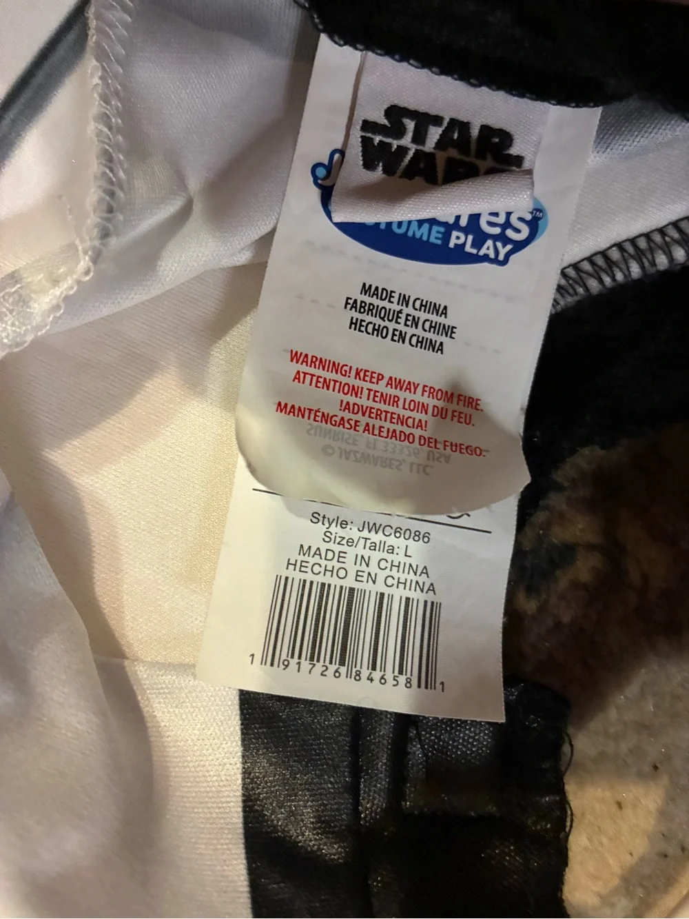 Star Wars White and Black Stormtrooper Kids Costume